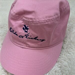 Kate Lord Pink Adjustable Cap hat Olde Hickory Print NWOT